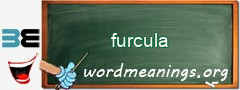 WordMeaning blackboard for furcula